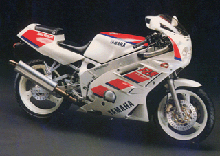 FZR400 EXUP 3EN1 (1988) line art