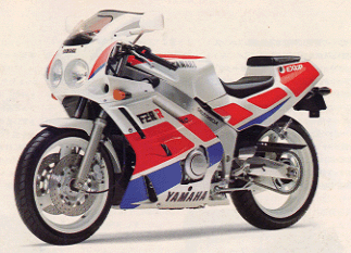 FZR400R EXUP 3EN2 (1989) line art